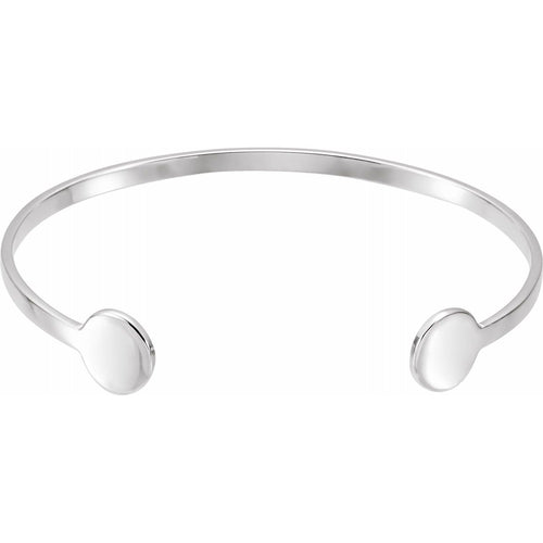 14K Cuff 6 3/4" Bracelet