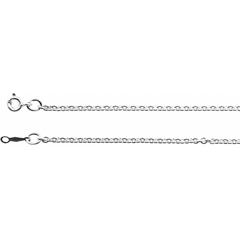 Sterling Silver 2.1 mm Cable Chain